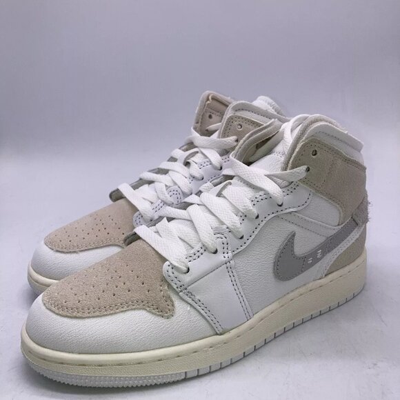 Nike Air Jordan 1 Mid SE Craft Inside Out White GS FB9142-120 Size 4Y/5.5 Women - Picture 2 of 6